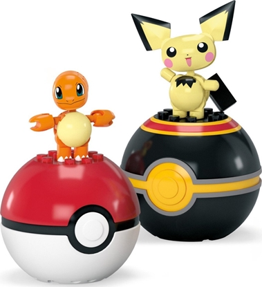 Изображение Figurka Mattel MBL POKEMON POKEBALL 2 FIGURKI MIX HXP11 PUD3