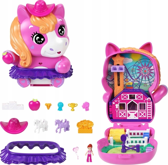 Picture of Figurka Mattel Polly Pocket Kucykowe rodeo + akcesoria