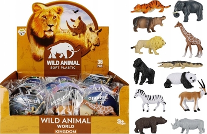 Picture of Figurka Mega Creative ZWIERZ DZIKIE 6-9CM MIX12 MC DISP 36/720