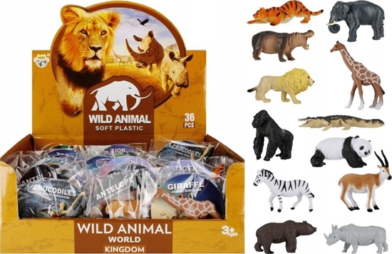 Picture of Figurka Mega Creative ZWIERZ DZIKIE 6-9CM MIX12 MC DISP 36/720