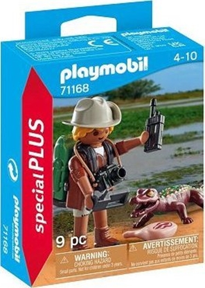 Изображение Figurka Playmobil Zestaw z figurk Special Plus 71168 Badacz z aligatorem