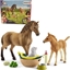 Attēls no Figurka Schleich Horse Club zestaw koników z pieskiem