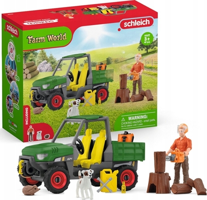 Изображение Figurka Schleich Schleich Farm World forest farmer with vehicle, toy figure