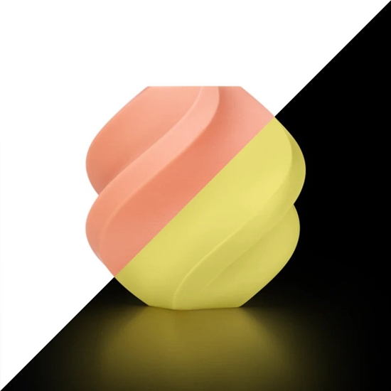 Picture of Filament Bambu Lab PLA Glow 1,75mm 1kg - w zestawie z wielorazow szpul - Glow Orange}