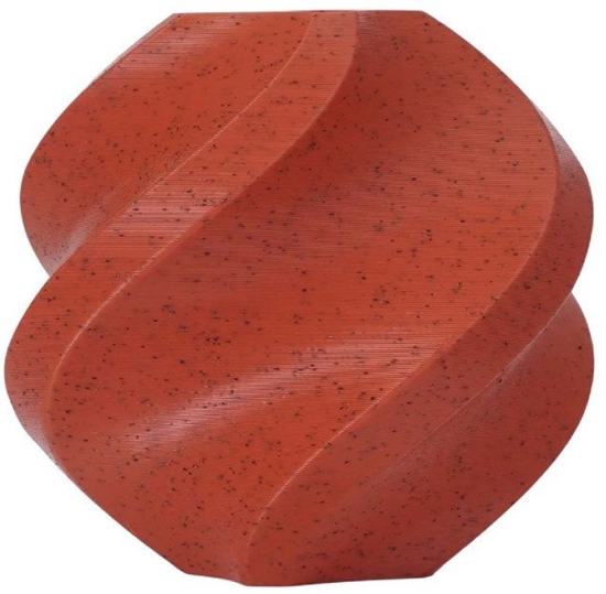 Изображение Filament Bambu Lab PLA Marble 1,75mm 1kg - w zestawie z wielorazow szpul - Red Granite}