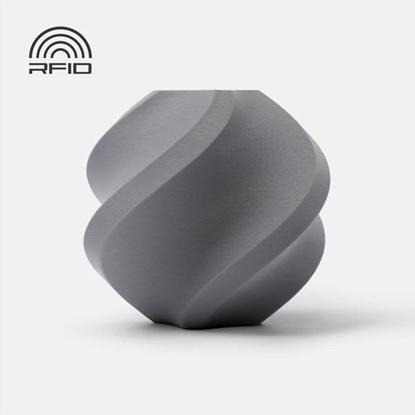 Attēls no Filament Bambu Lab PLA Matte 1,75mm 1kg - w zestawie z wielorazow szpul - Ash Grey}