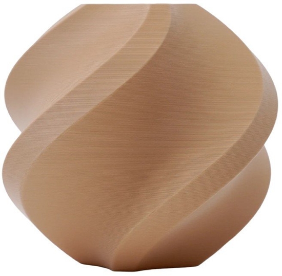 Изображение Filament Bambu Lab PLA Matte 1,75mm 1kg - w zestawie z wielorazow szpul - Latte Brown}