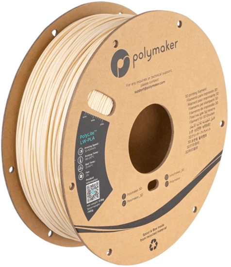 Picture of Filament Polymaker PolyLite LW-PLA 1,75mm 0,80kg - White}