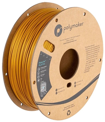 Picture of Filament Polymaker PolyLite Metalic PLA Pro 1,75mm 1kg - Gold}