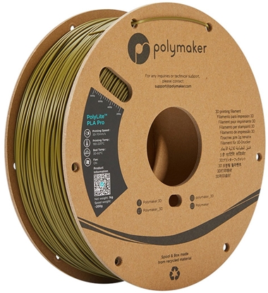 Picture of Filament Polymaker PolyLite PLA Pro 1,75mm 1kg - Army Green}