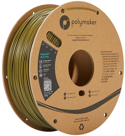 Picture of Filament Polymaker PolyLite PLA Pro 1,75mm 1kg - Army Green}