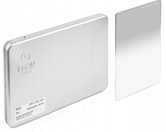 Picture of Filtr B+W Filtr szary poówkowy  B+W 701 Graduated ND 50% MRC 1075266 100x150mm