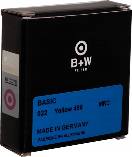 Picture of Filtr B+W Filtr óty B+W Basic 022 Yellow MRC 1102638 49mm
