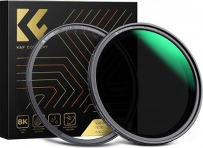 Изображение Filtr Kf Concept Nano-X MRC Fader Magnetic Adjustable Gray Filter ND8-128 - 62 mm