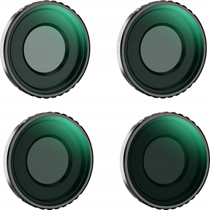 Attēls no Filtr Kf Zestaw Filtrów K&f Concept Szarych Nd 4w1 Nd8 Nd16 Nd32 Nd64 Do Dji Osmo Action 4 / Sku.2076