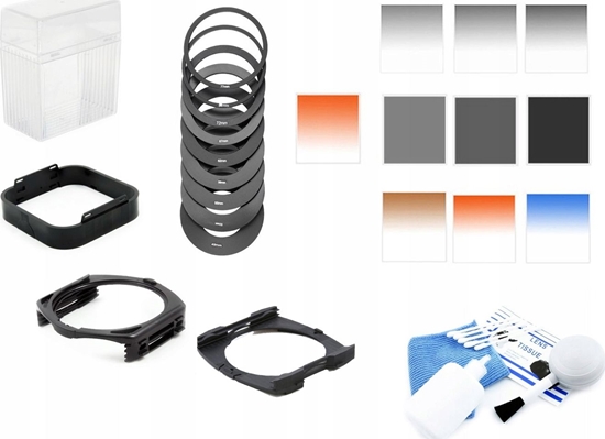 Picture of Filtr Massa ZESTAW typu COKIN P 28w1 Uchwyty Filtry Adaptery Pudeko Zestaw Czyszczcy