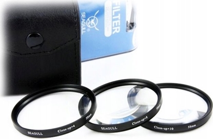 Picture of Filtr Seagull Zestaw Filtrów Soczewek Makro +4 +8 +10 Na 37mm