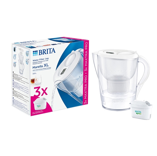 Picture of Filtrkrūze Brita Marella 3.5l balta + 3 Filtrpatronas