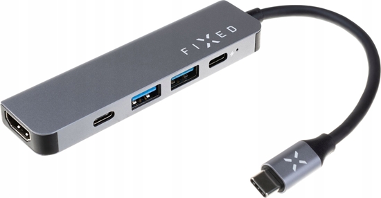 Изображение Fixed | 5-port USB-C HUB Mini for laptops and tablets | FIXHU-MN-GR