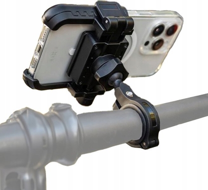 Attēls no Fixed Bikee Plus | Universal holder | Hardened plastic/Silicone pads | Black