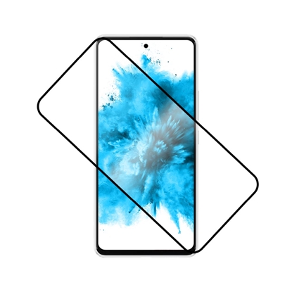 Attēls no Fixed Screen Protector | Samsung | Galaxy A36 5G/A56 5G | Tempered Glass | Black | Full Cover 2.5D