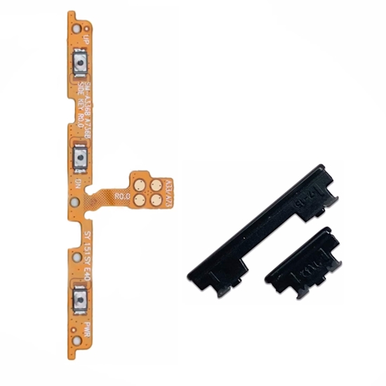 Picture of Flex Samsung A33 A336 / A73 5G A736 sānu pogas Taustiņu ieslēgšanas / izslēgšanas skaļuma kontrole Black Oriģināls Used Grade A