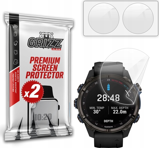 Picture of Folia ceramiczna GrizzGlass CeramicFilm do Garmin Descent Mk3i 51mm