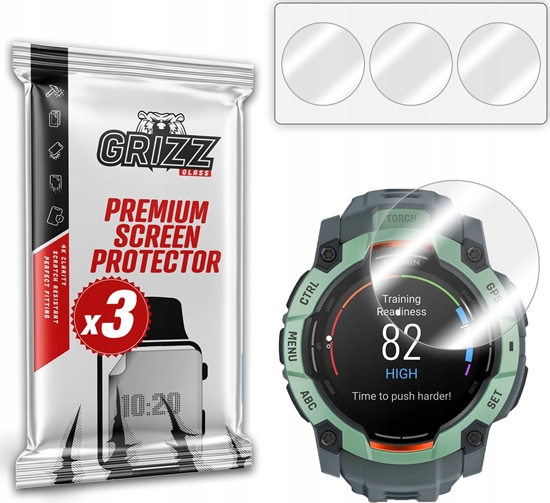 Изображение Folia hydroelowa GrizzGlass Hydrofilm do Garmin Instinct 3 50mm