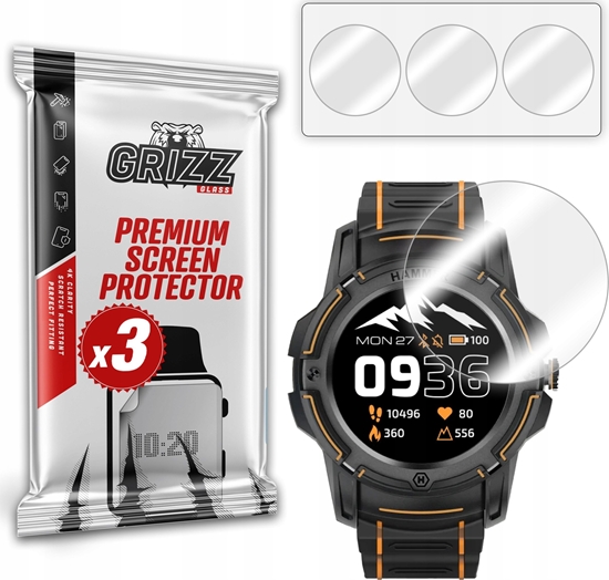 Изображение Folia hydroelowa GrizzGlass Hydrofilm do Hammer Watch Plus