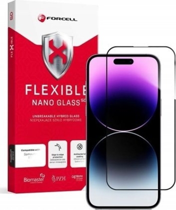 Picture of ForCell WYP Forcell Flexible 5D Szko hybrydowe do iPhone 14 Pro Max (czarny)