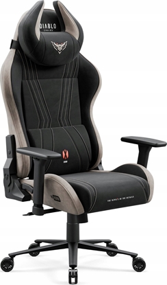 Picture of Fotel Diablo Chairs X-Horn 2.0 Normal Size Camel Black