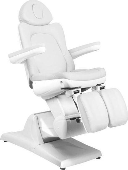 Picture of FOTEL KOSMETYCZNY ELEKTR. AZZURRO 870S PEDI 3 SILN. BIAY