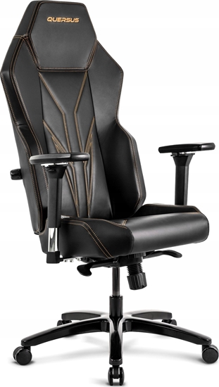 Изображение Fotel QUERSUS VAOS.2.3. Gold Accent (czarno - zoty)