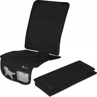 Attēls no Fotelik samochodowy Automobilins kduts apsauginis kilimlis Lionelo Sikker, black