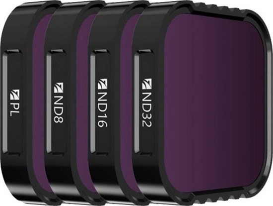 Изображение Freewell Zestaw 4 filtrów Freewell 4K Standard Day do GoPro HERO11/HERO10/HERO9 (czarny)