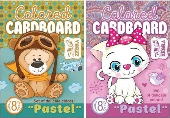 Изображение Fresh Karton kolorowy A4 8 arkuszy