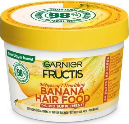 Изображение Fructis Hair Food Maska odywcza do wosów suchych - Banana 400ml