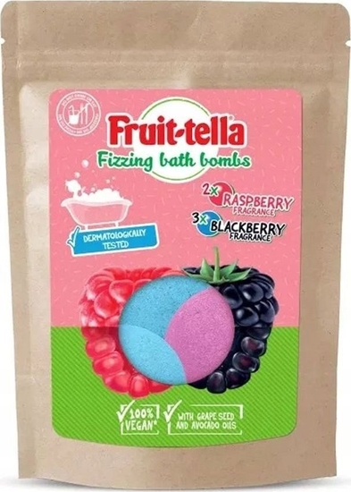 Picture of FRUITTELLA_Kule musujce Jeyna, Malina 5x50g