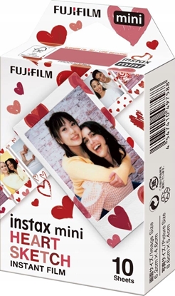 Attēls no Fujifilm instax mini Film Heart Sketch