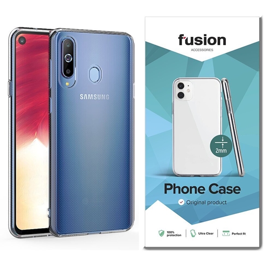 Picture of Fusion Ultra Clear Series 2 mm Silikona Aizsargapvalks Samsung A202 Galaxy A20e Caurspīdīgs (EU Blister)
