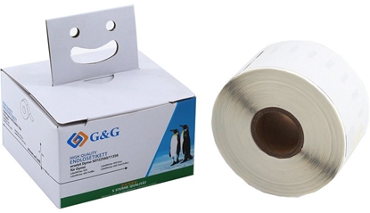 Picture of G&G Etiketten 41mm x 89mm sw-ws Komp. m. Dymo 11356/ s0722560