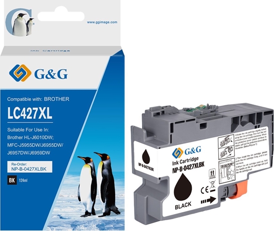 Picture of G&G kompatybilny ink / tusz z LC-427XLBK, NP-B-0427XLBK, black