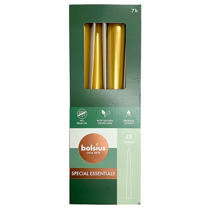 Picture of Galda svece Bolsius Golden Orange 245/24mm 4gab.