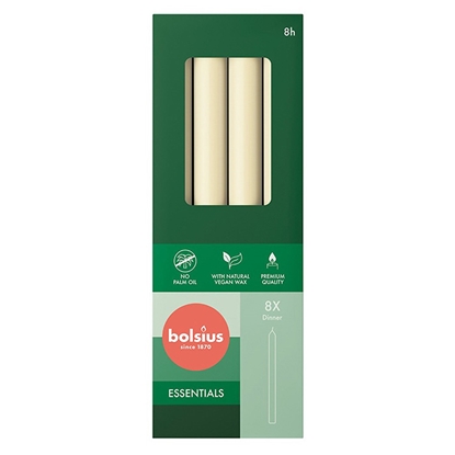 Picture of Galda svece Bolsius Soft Pearl 230/20mm 8gab.