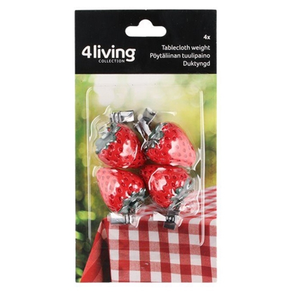 Attēls no Galdauta klipši 4Living zemene 4gab.