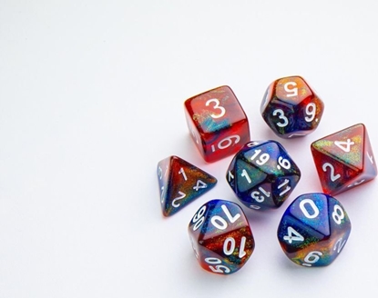 Attēls no Gamegenic Gamegenic: Galaxy Series - RPG Dice Set - Mars