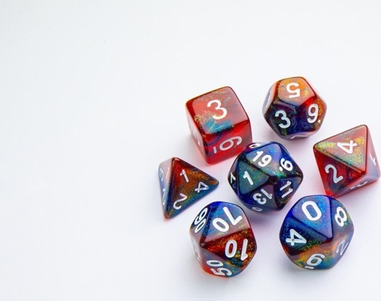 Picture of Gamegenic Gamegenic: Galaxy Series - RPG Dice Set - Mars