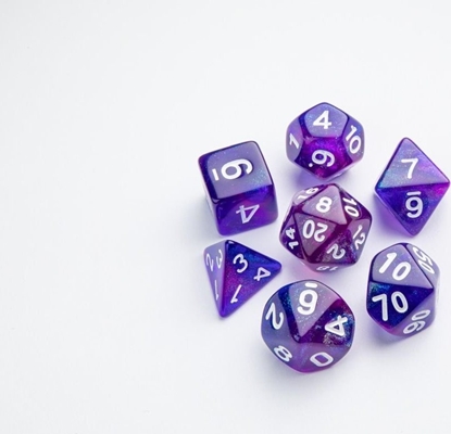 Attēls no Gamegenic Gamegenic: Galaxy Series - RPG Dice Set - Nebula