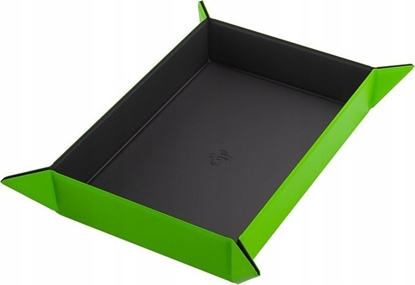Attēls no Gamegenic Gamegenic: Magnetic Dice Tray - Rectangular - Black/Green