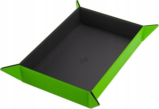 Picture of Gamegenic Gamegenic: Magnetic Dice Tray - Rectangular - Black/Green